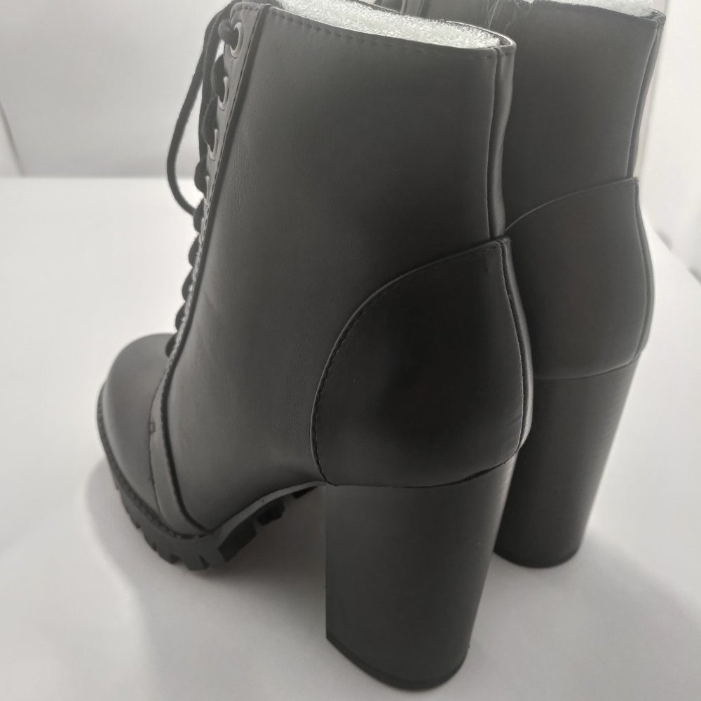 CHALET High Heel Ankle Boot Black - Picture 2 of 5